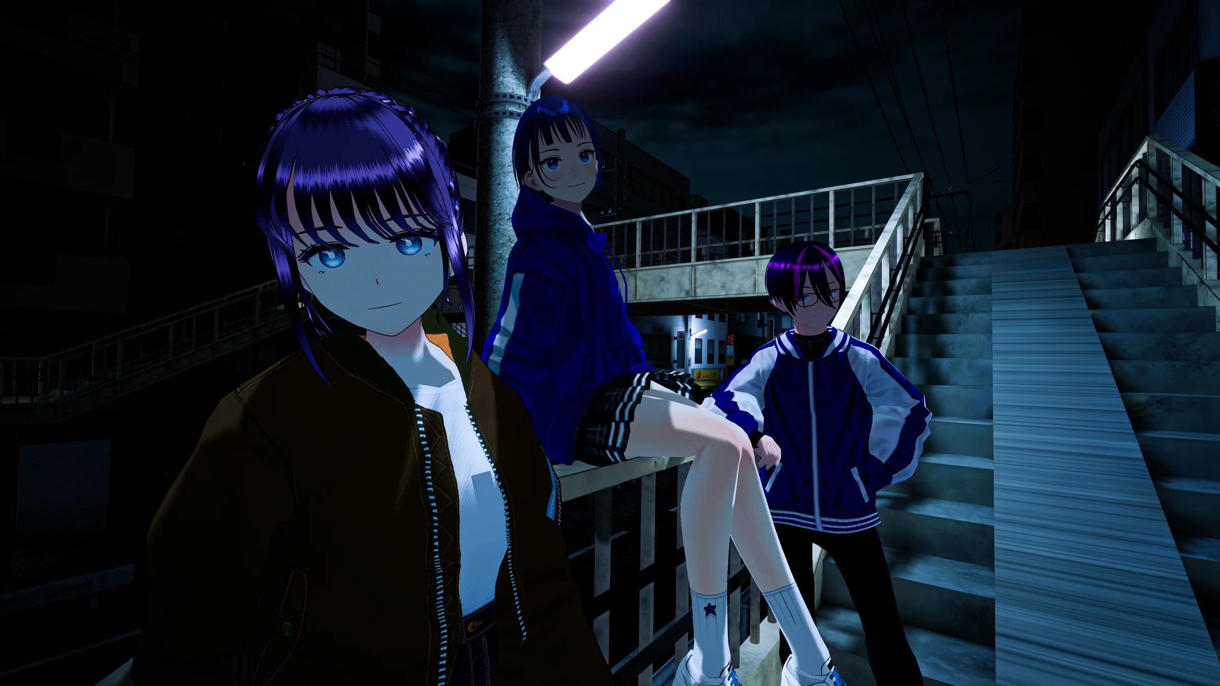 パープルブルーのメンバー写真