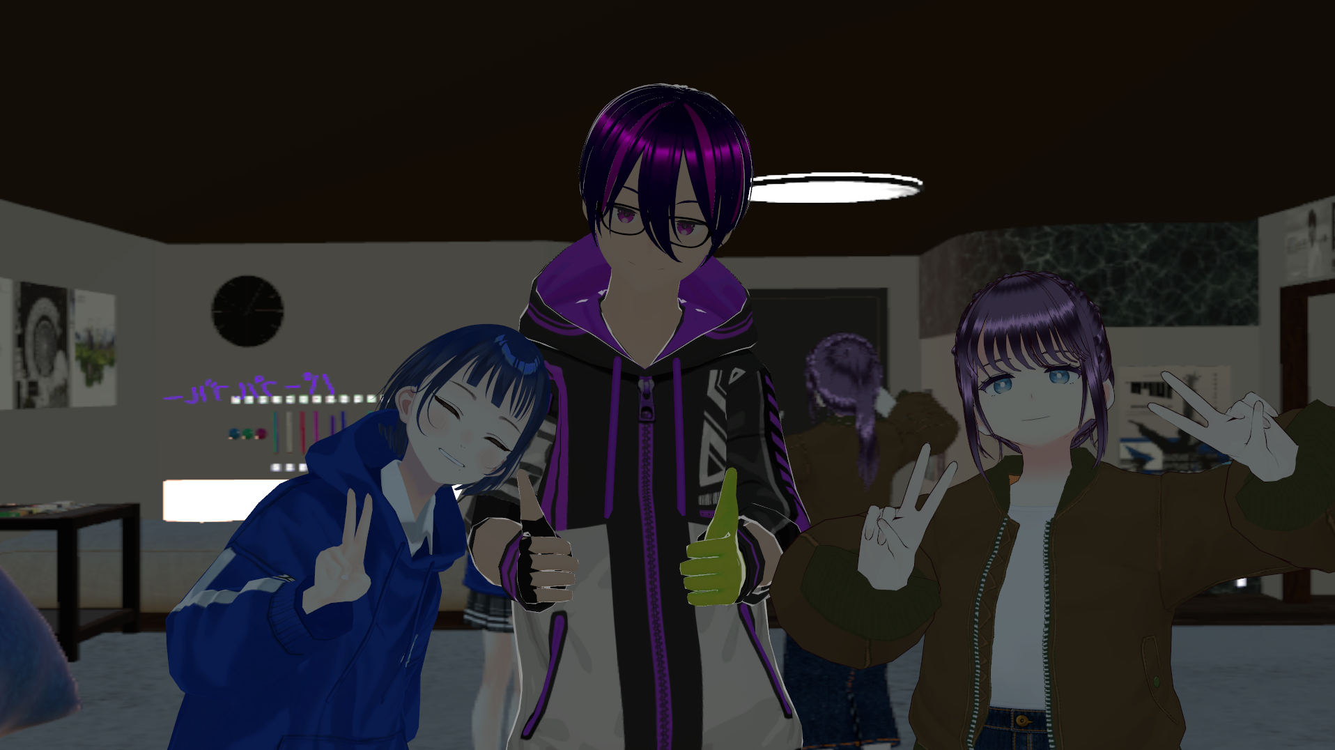 パープルブルーのメンバー写真